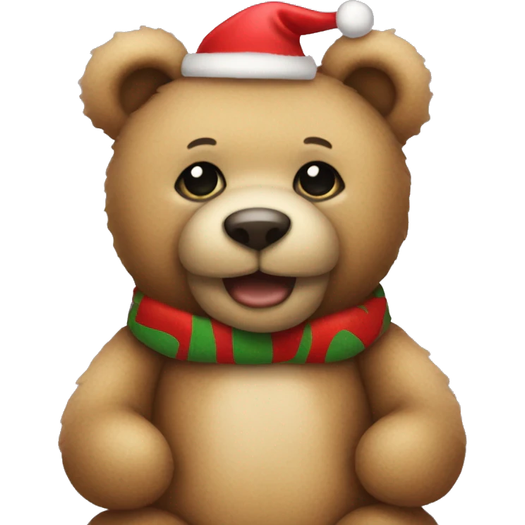 Christmas Teddy bear  emoji