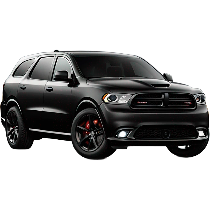 2024 black SRT dodge durango hellcat  emoji