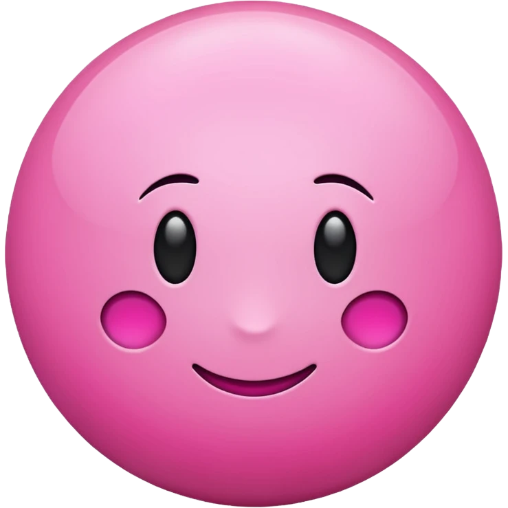 Pink emoji