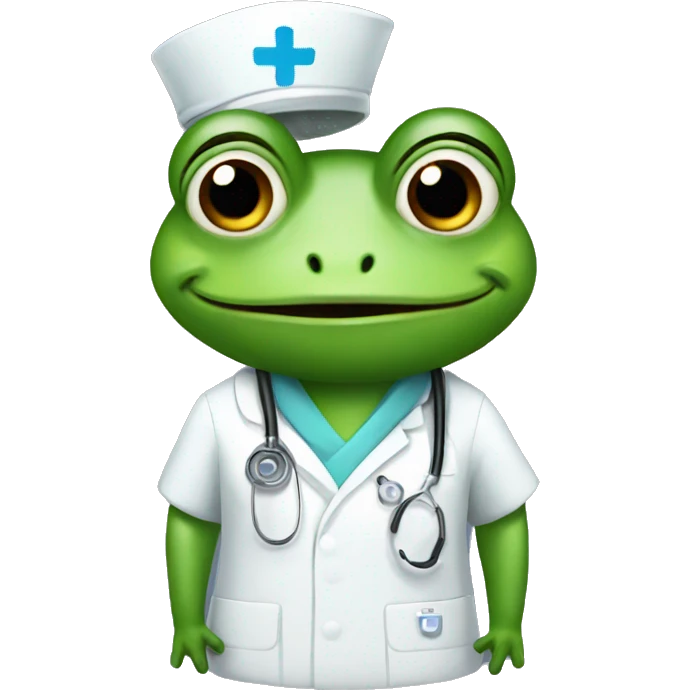 nurse frog emoji