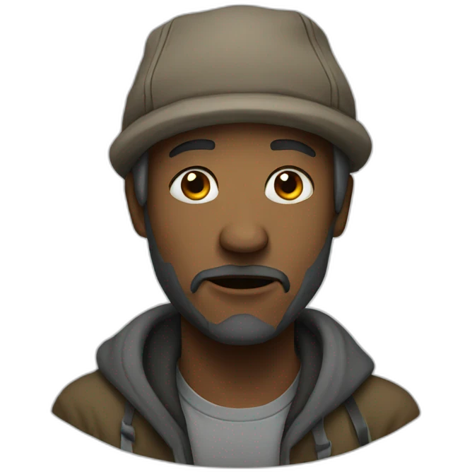 homeless emoji