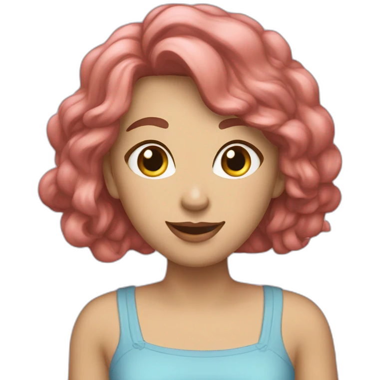 две девушки и чашка emoji