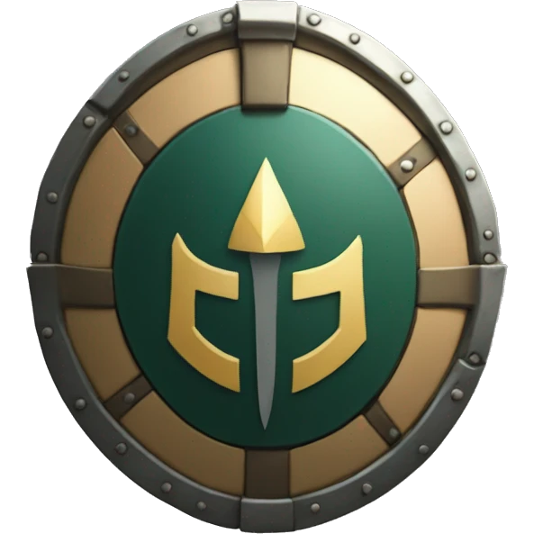 Spartan shield with lambda  emoji