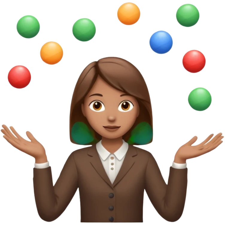 person mimicking juggling but without the balls emoji