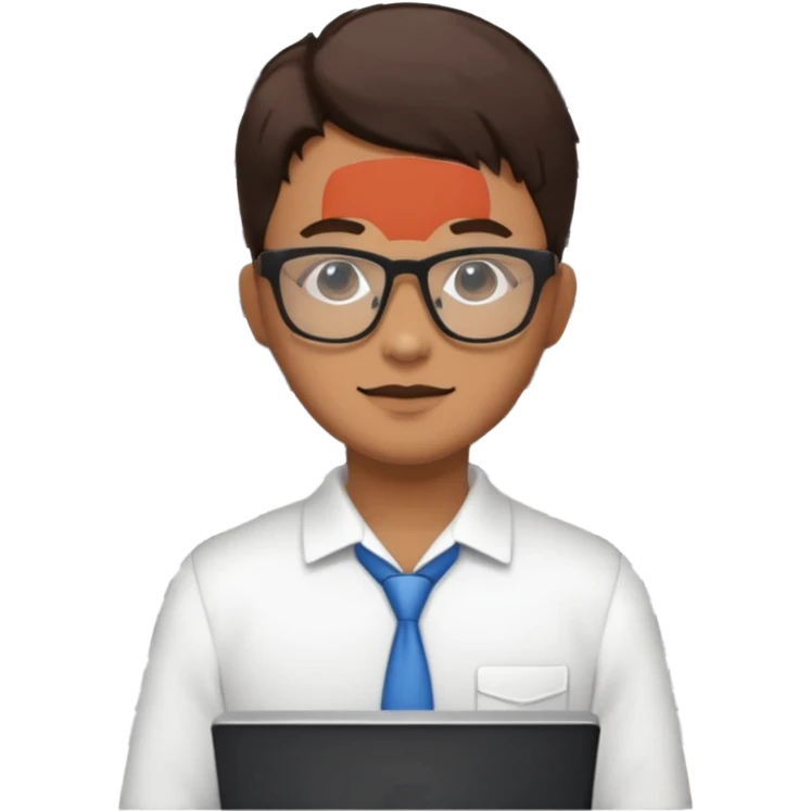 system administrator with a server rack and network cables emoji emoji