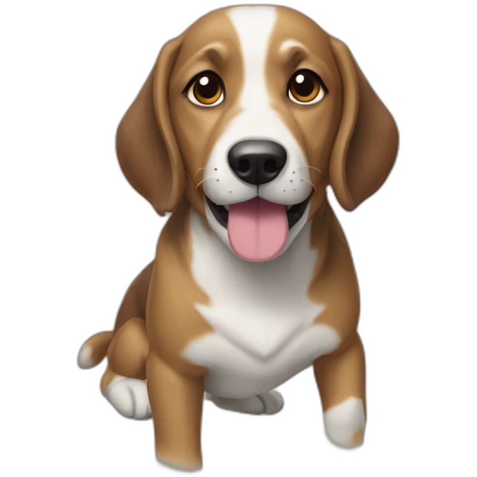 chien sur moutre emoji