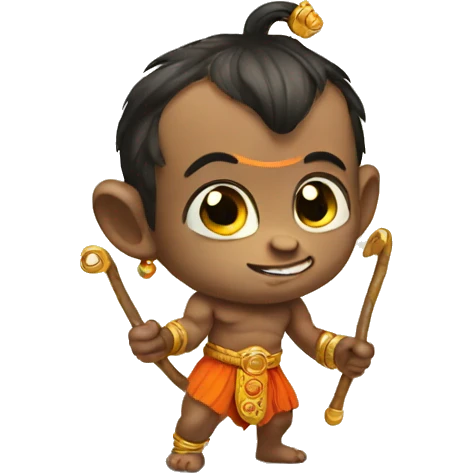 Cute lor hanuman emoji