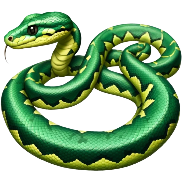 emerald green boa emoji
