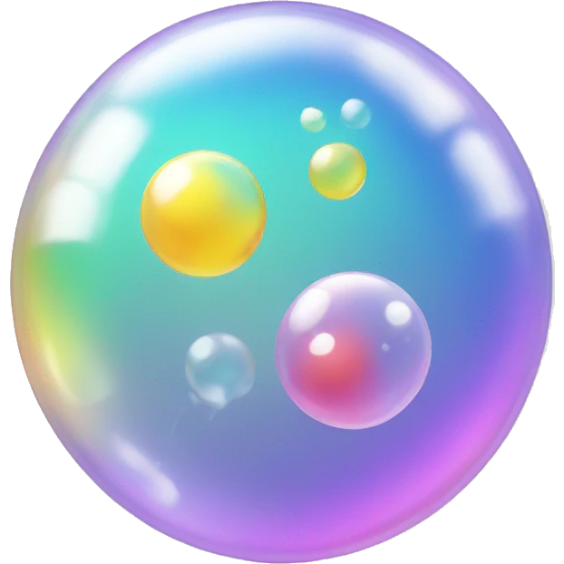 Soap bubbles emoji