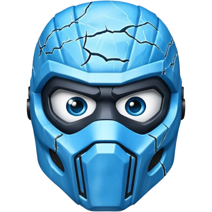 mortal kombat sub zero mask emoji