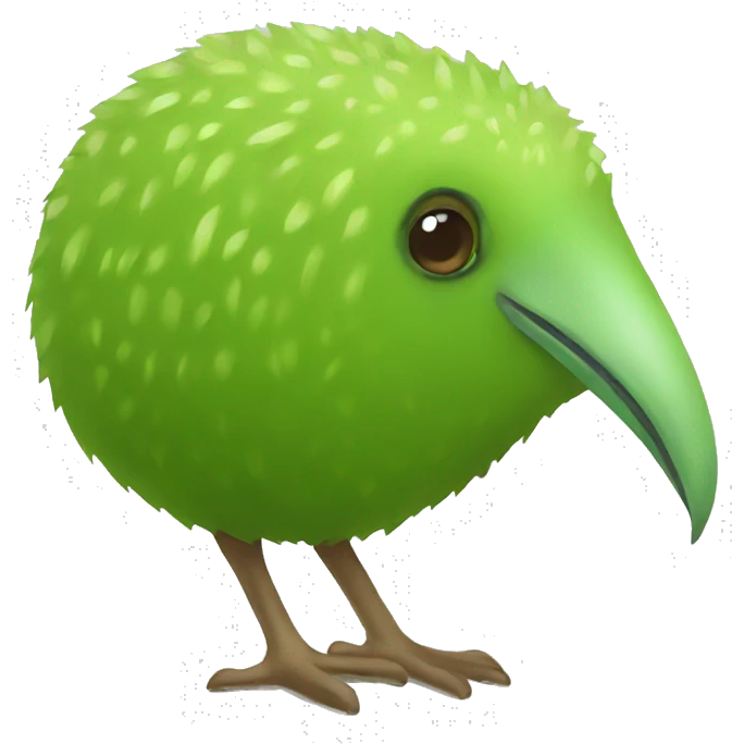 green kiwi bird emoji