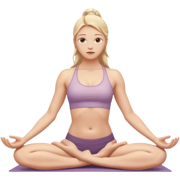Vanessa cage nude in yoga pose emoji