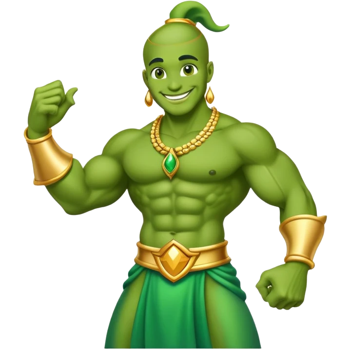 Green Genie emoji