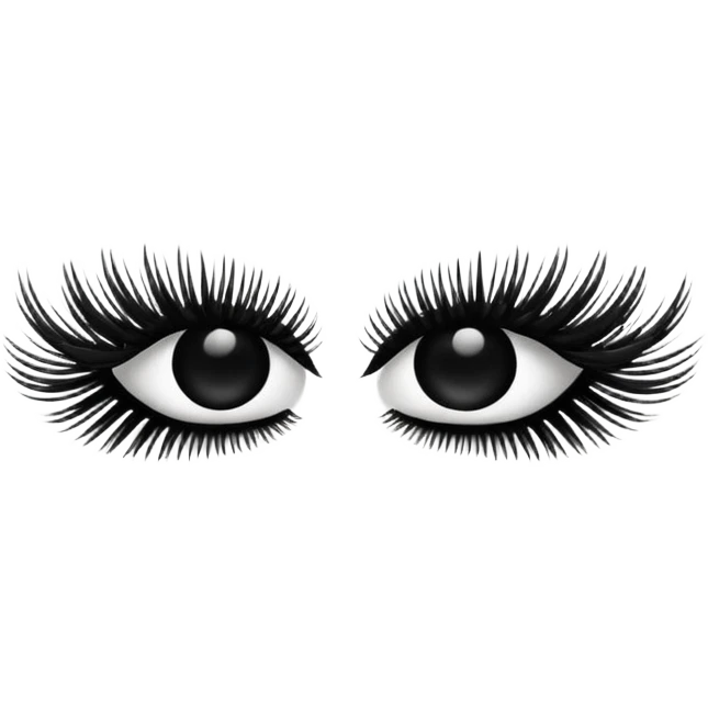 Des faux cils emoji