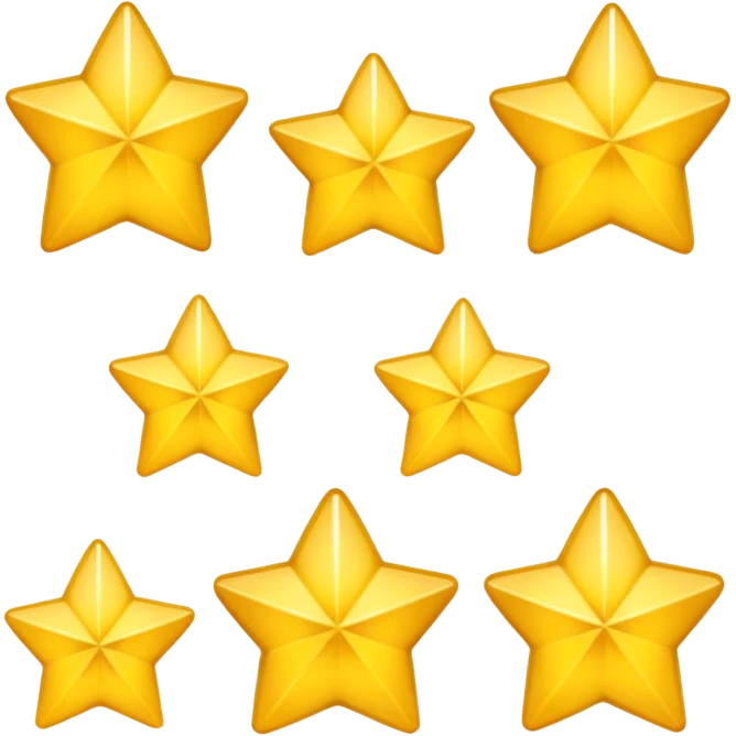 five stars in a row emoji