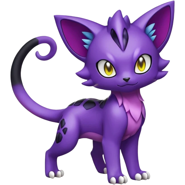 Liepard-Delcatty-Pokémon-Fakémon-hybrid-creature (full body) emoji