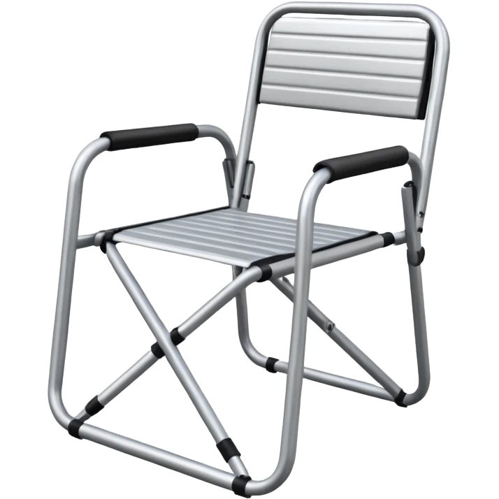 Foldable chair made of metal.






















 emoji