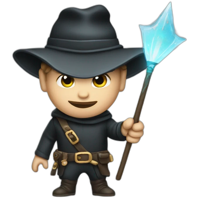 thief with magic wand emoji
