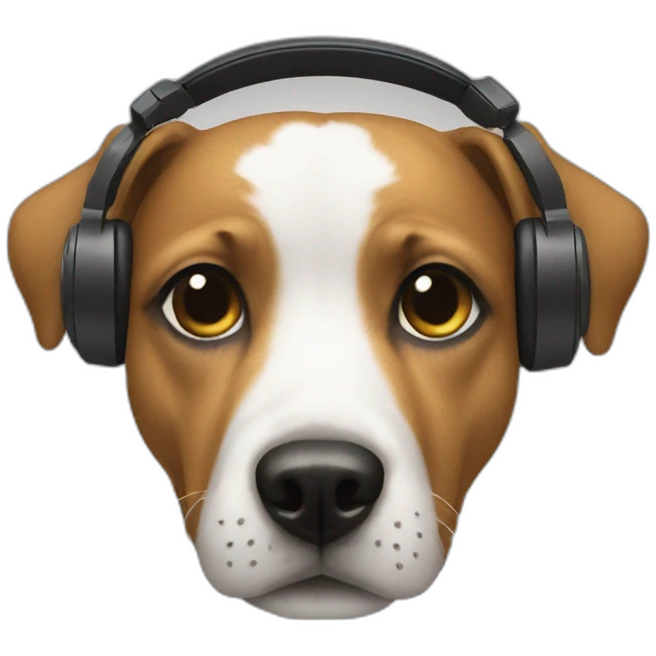 Dj dog emoji