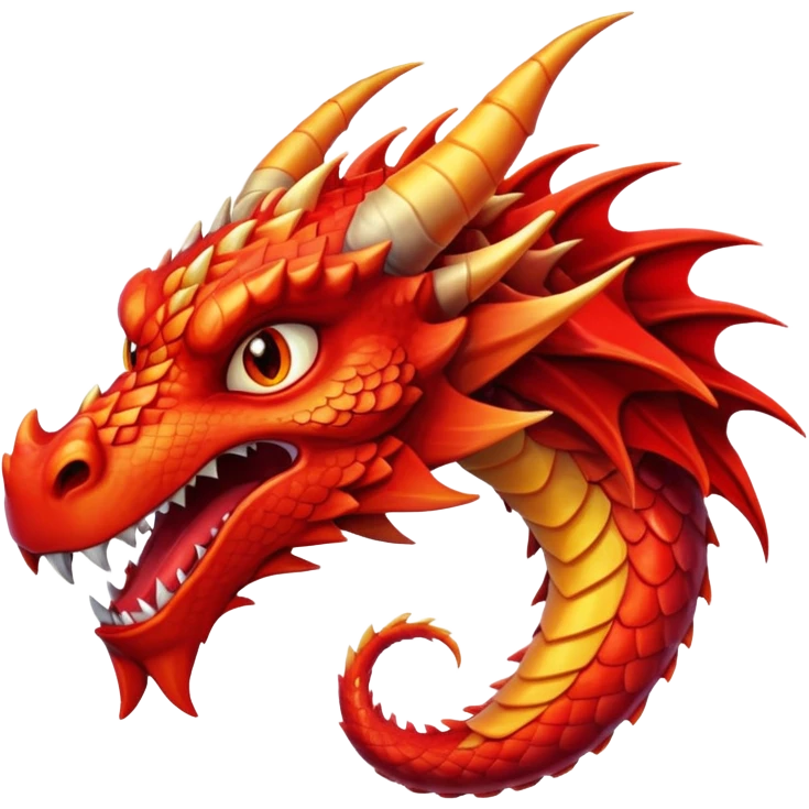 Angry dragon emoji