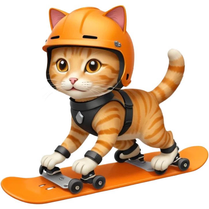 roller blader cat emoji