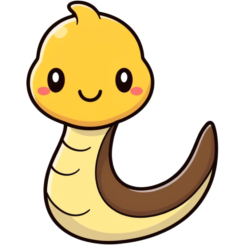 poop emoji with white snake skin pattern emoji