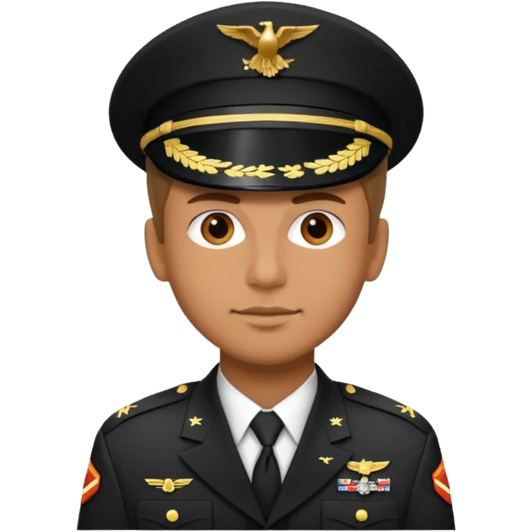 a man in US military uniform emoji