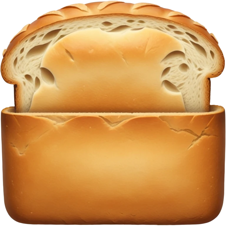 freshly baked crusty loaf of bread emoji