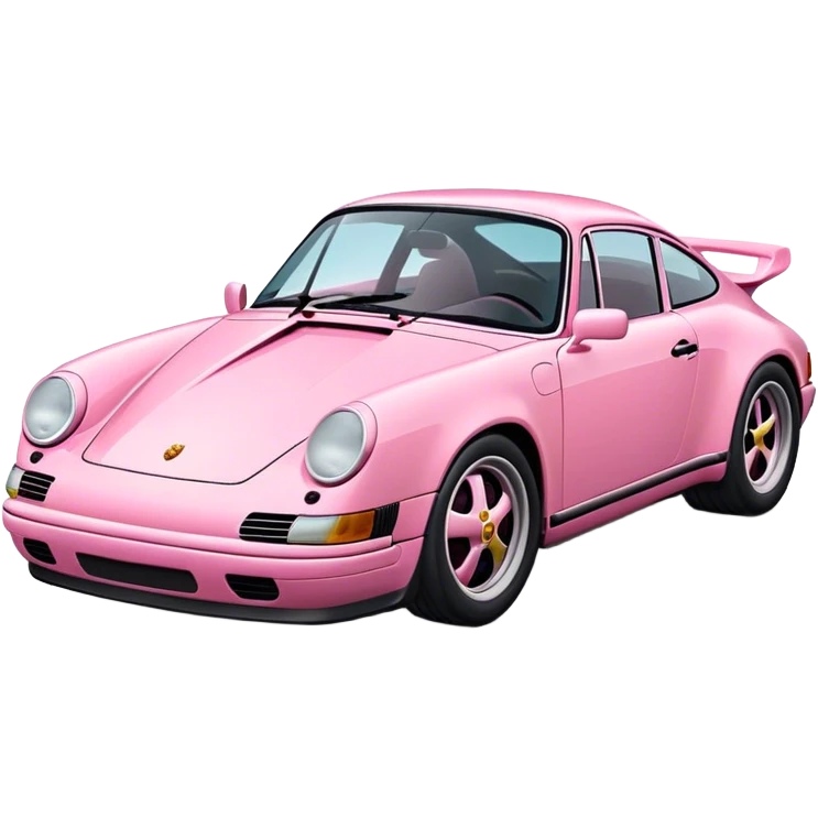 Pink porche  emoji