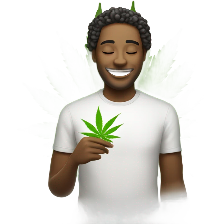 Cannabis lover emoji