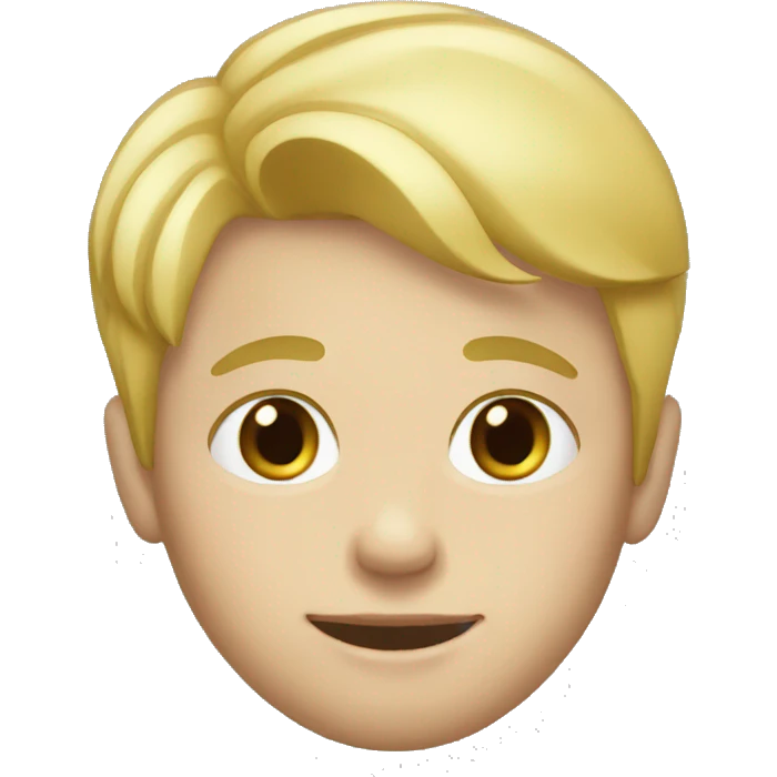 Boy blonde  emoji