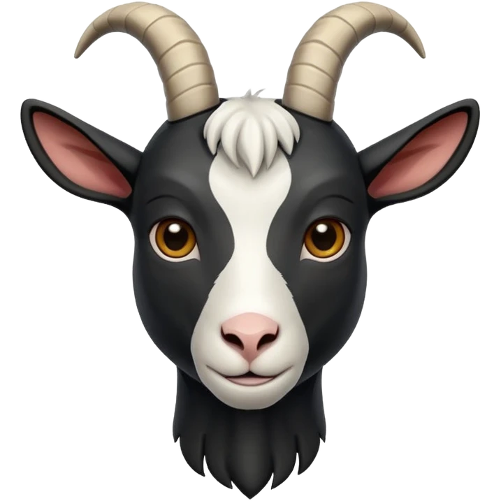 goat pure black emoji