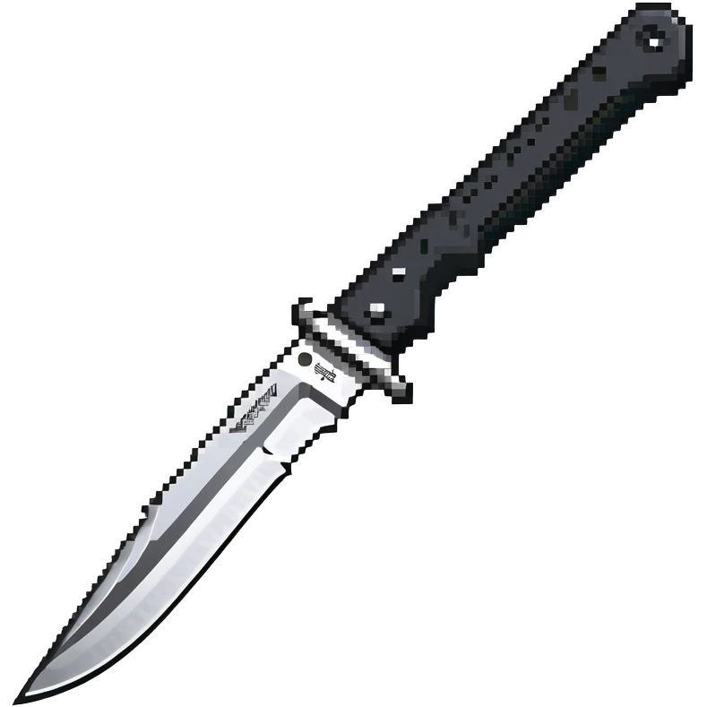 Cold Steel Espada knife with black handle emoji