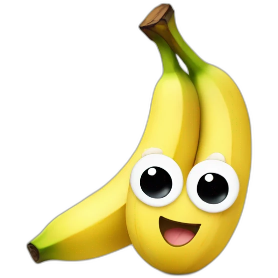 cute banana emoji