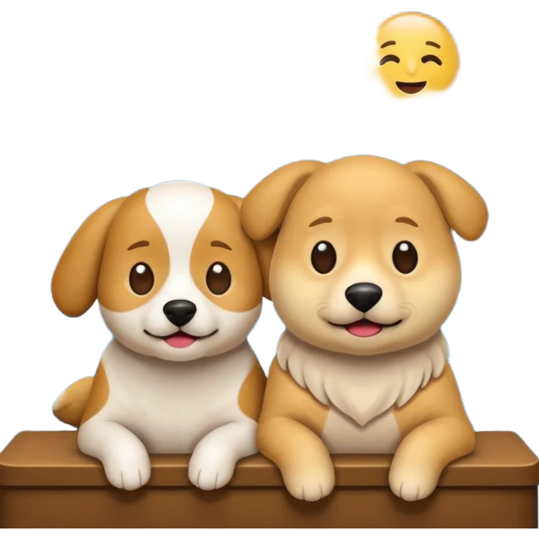 crea un emoji de buenas noches. Pon un texto : Buenas noches Javier y Tobi. Javier es una imagen de profesor y Tobi q sea imagen de un perro emoji