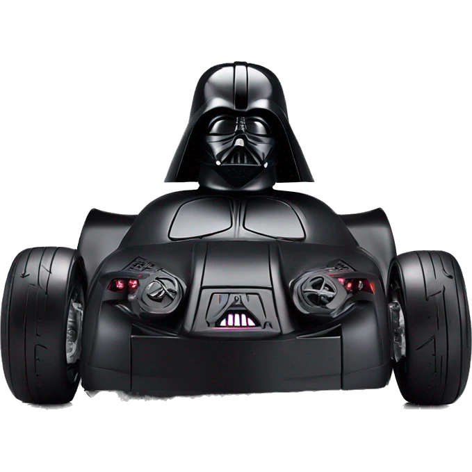 Darth Vader themed sporty Batman rc car  emoji