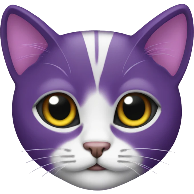 gato morado emoji