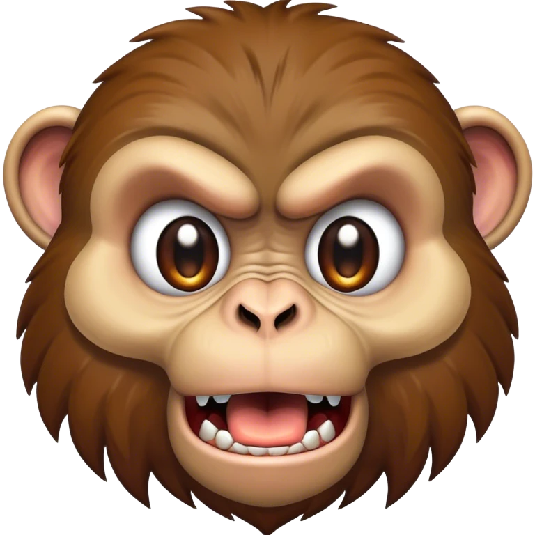 Angry monkey emoji