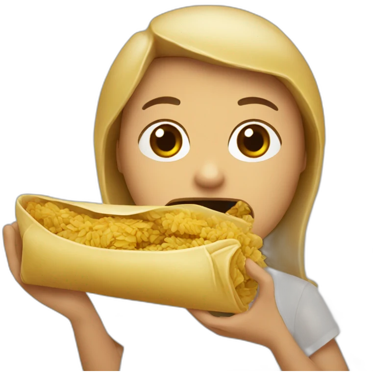 Eating tamales emoji
