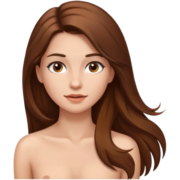 Topless woman emoji