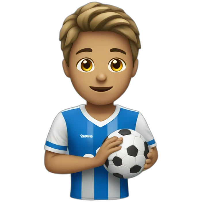 Fútbol niño emoji