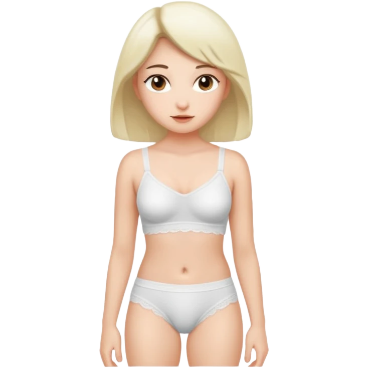 Girl in underwear emoji