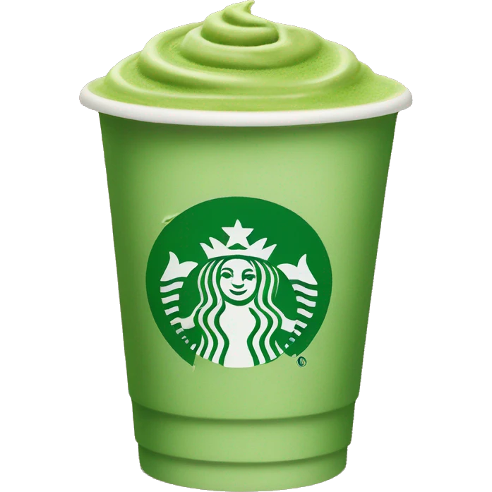Starbucks matcha latte emoji