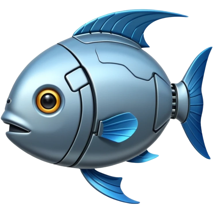 robotic fish emoji