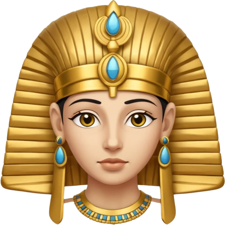 una ciudadana del antiguo egipto con piel blanca emoji