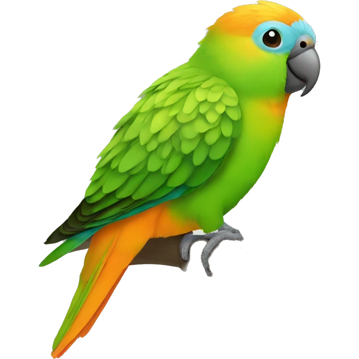 Orange-fronted Parakeet  emoji
