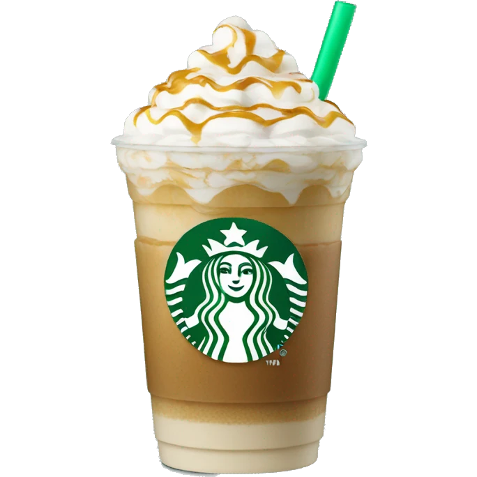 Starbucks frappe  emoji