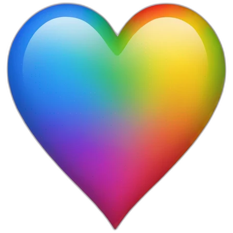 gay heart emoji