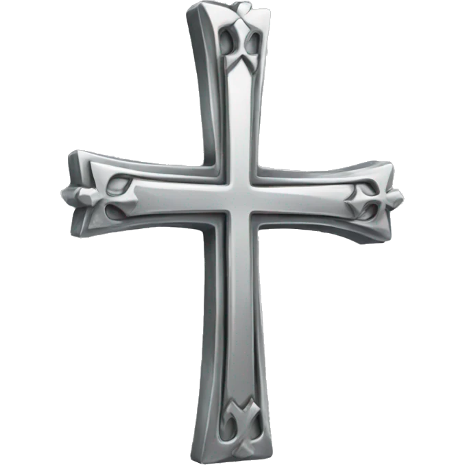 silver cross emoji