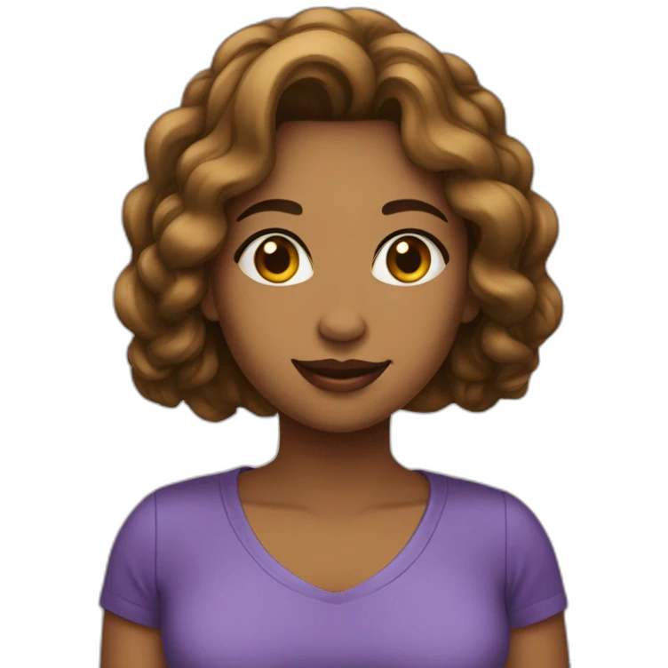 Mulher loira cabelos curtos emoji